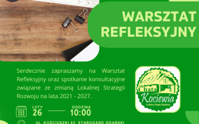 Zapraszamy na Warsztat Refleksyjny